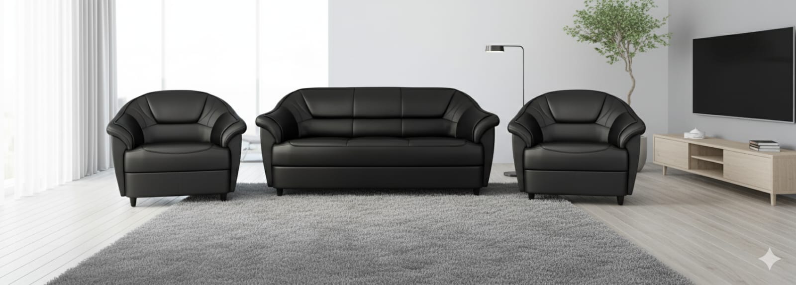 Classic Comfort Sofa Set